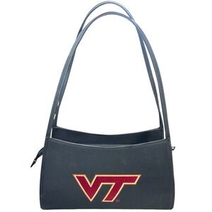 Sandol Virginia Tech Shoulder Bag Women Black VT Collegiate Y2K Game Day NCAA